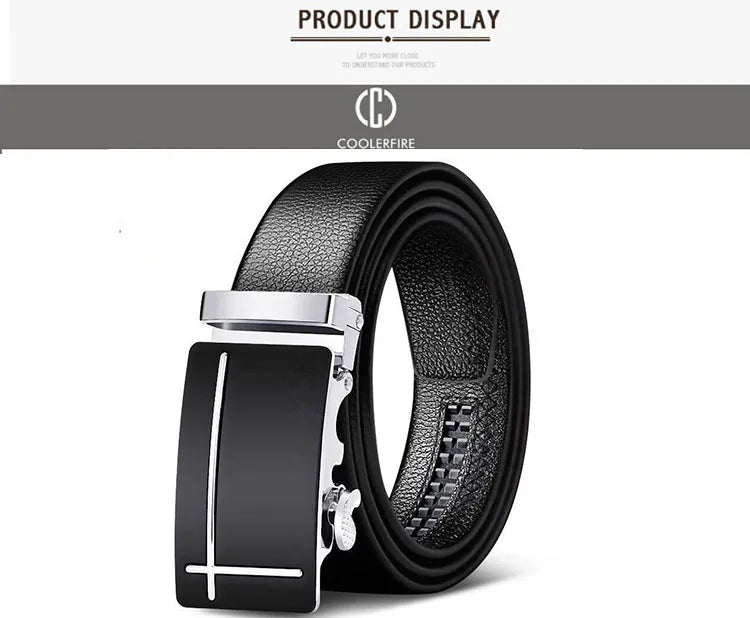 Premium Automatik Ledergürtel für Herren – Eleganz & Komfort