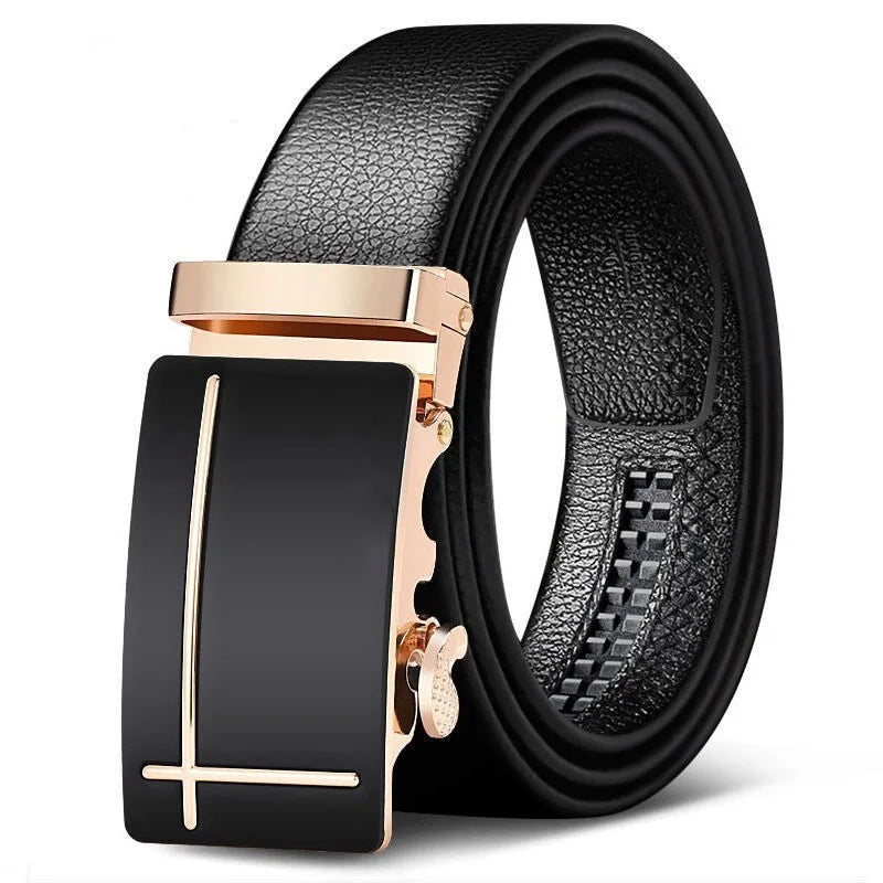 Premium Automatik Ledergürtel für Herren – Eleganz & Komfort