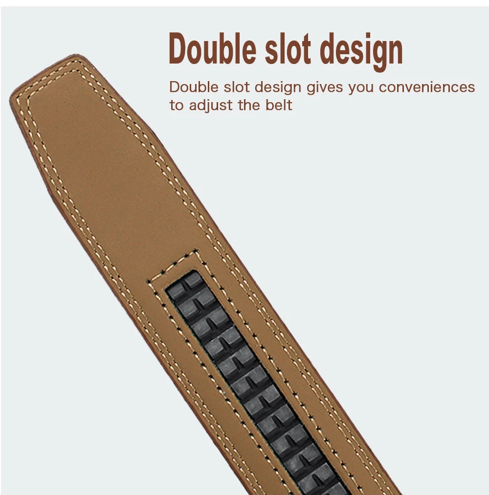 Herren Automatik Ledergürtel – Echtleder Gürtel für Stil und Komfort