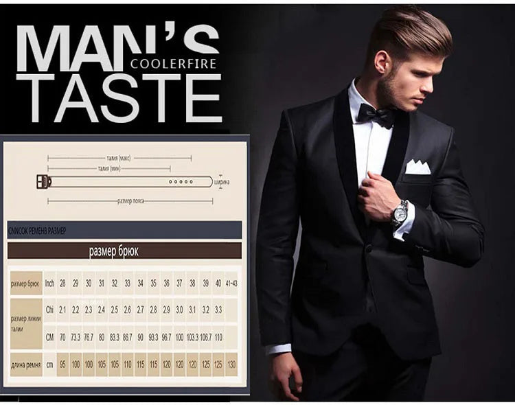 Premium Automatik Ledergürtel für Herren – Eleganz & Komfort