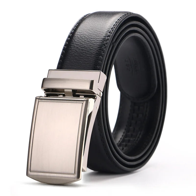 Herren Ledergürtel Set – Braun & Schwarz mit eleganten Schnallen