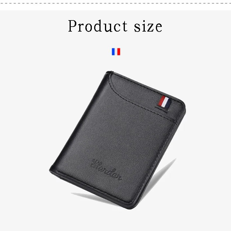 Slim Vertical Men's Wallet – Multi Card Holder & ID Case