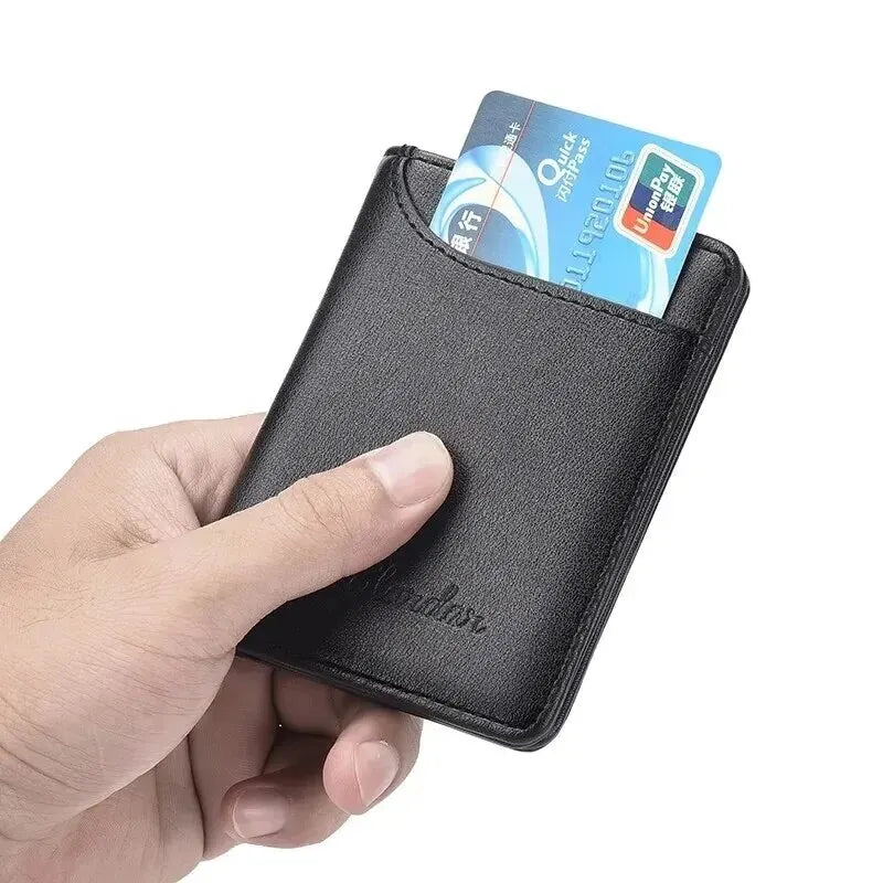 Slim Vertical Men's Wallet – Multi Card Holder & ID Case