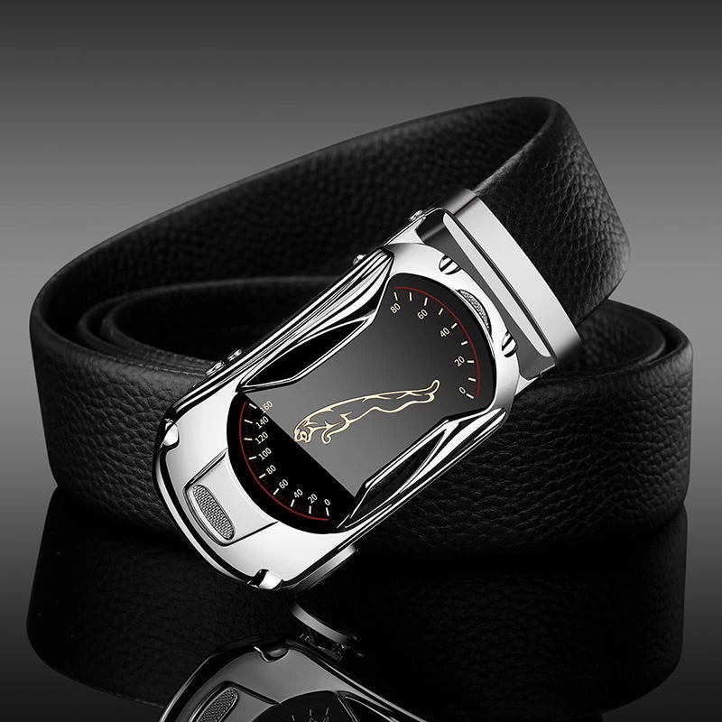 Premium Automatik Ledergürtel für Herren – Eleganz & Komfort