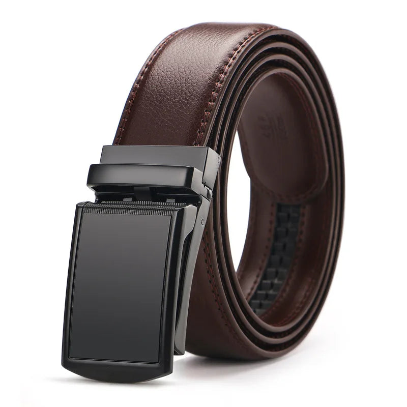 Herren Ledergürtel Set – Braun & Schwarz mit eleganten Schnallen
