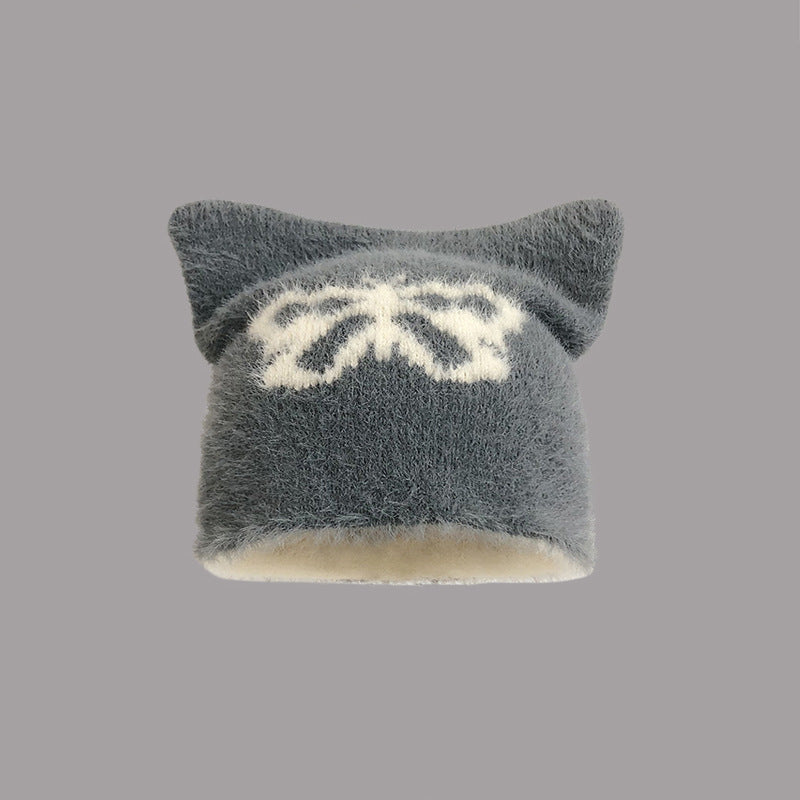 Women's Sweet And Spicy Cat Ears Warm Hat