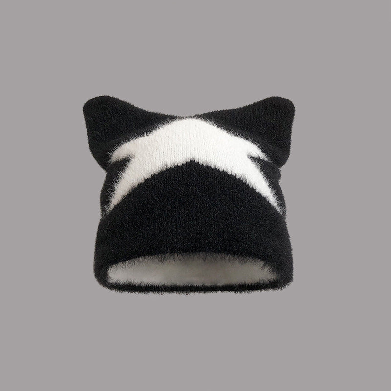 Women's Sweet And Spicy Cat Ears Warm Hat