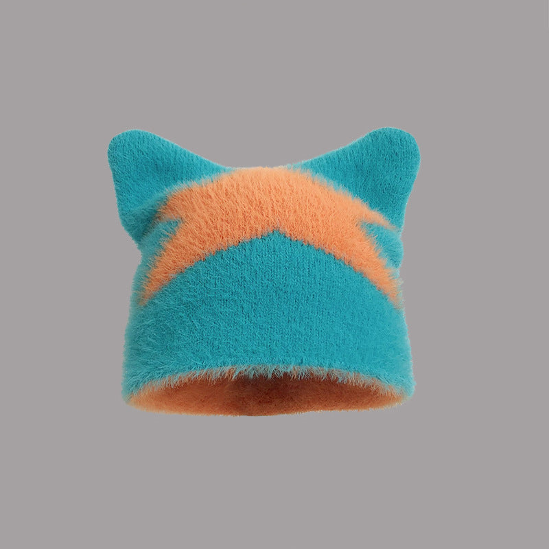 Women's Sweet And Spicy Cat Ears Warm Hat