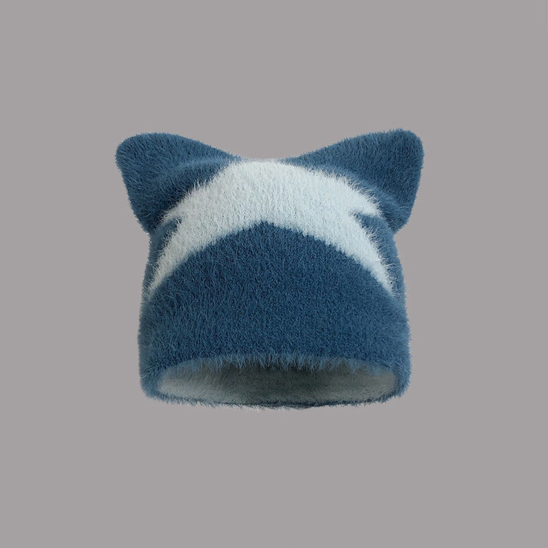 Women's Sweet And Spicy Cat Ears Warm Hat