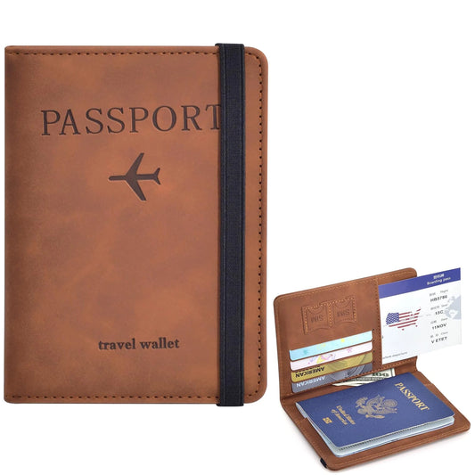 Elegant passport holder and travel wallet designed for women and men to keep documents safe and organized.

