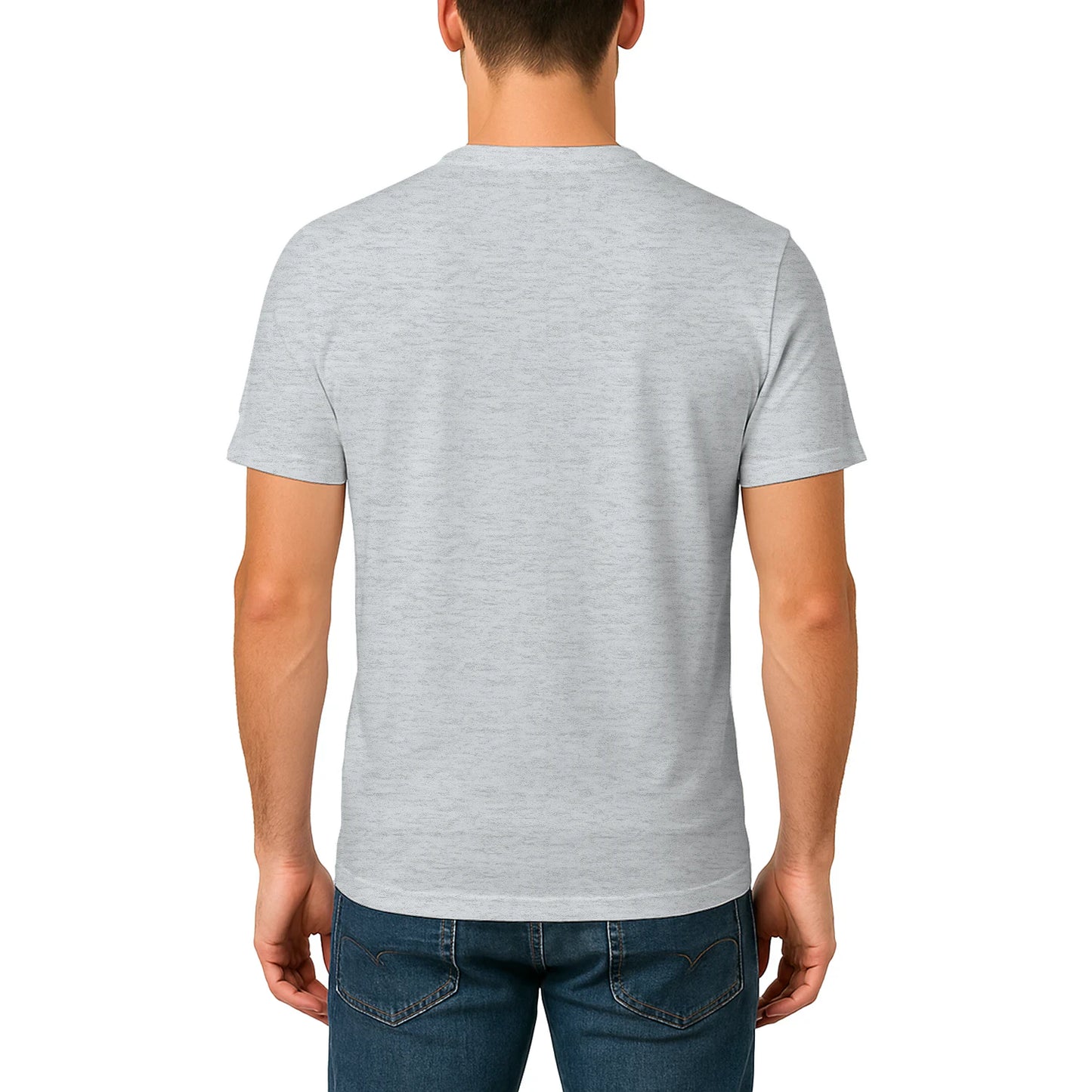 Rückansicht des „Be Like Water“ T-Shirts – Minimalistisches Motivations-Shirt für starke Seelen - Unisex Softstyle T-shirt.